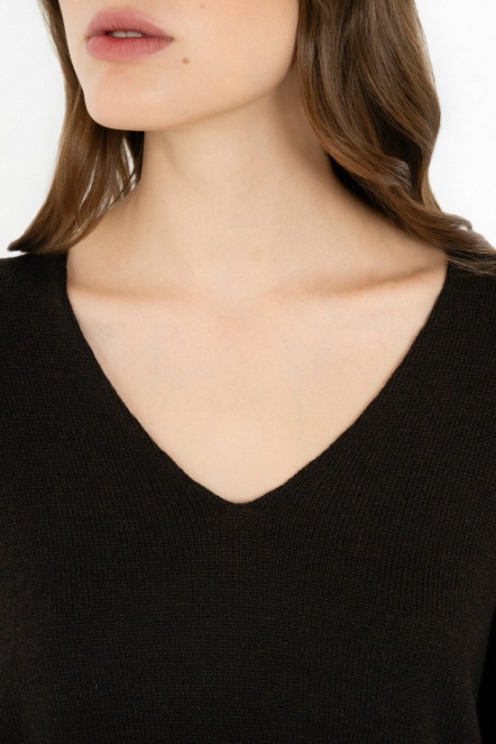 Γυναικείο πουλόβερ cashmere V neck - Philosophy KN55101 Γυναικείο πουλόβερ cashmere V neck - Philosophy KN55101