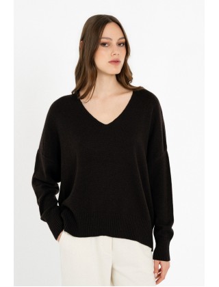 Γυναικείο πουλόβερ cashmere V neck - Philosophy KN55101