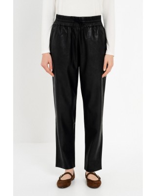 Γυναικείο δερμάτινο παντελόνι jogger - Philosophy TR44377 Γυναικείο δερμάτινο παντελόνι jogger - Philosophy TR44377