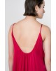 Maxi Satin Fine Strapped Dress - Philosophy DR2691