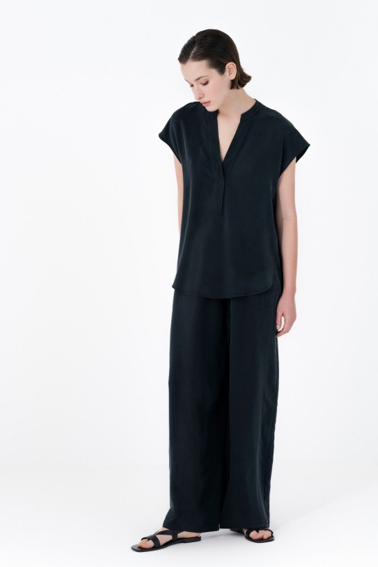 Women's short sleeve blouse - Philosophy BL1874