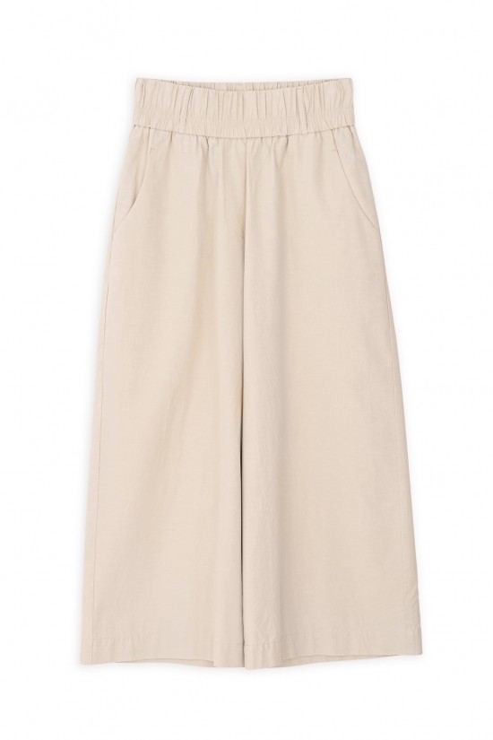 Γυναικεία παντελόνα ζιπ κιλότ cotton lyocell - Philosophy TR4468