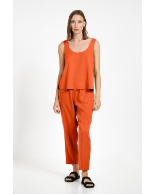 Γυναικείο αμάνικο τοπ tencel - Philosophy BL1940