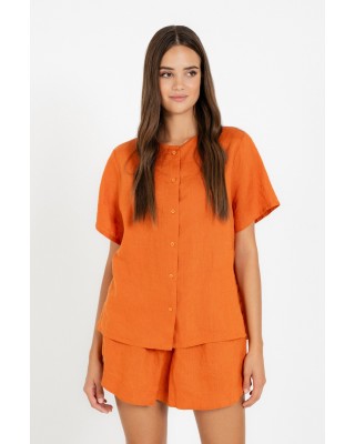 Γυναικείο λινό σορτς - Philosophy TR4451