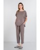 Γυναικεία oversized rib μπλούζα - Philosophy BL1806 Γυναικεία oversized rib μπλούζα - Philosophy BL1806