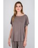 Γυναικεία oversized rib μπλούζα - Philosophy BL1806 Γυναικεία oversized rib μπλούζα - Philosophy BL1806