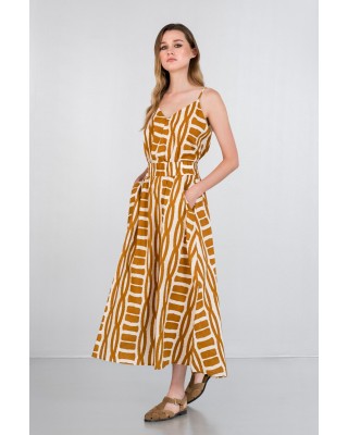 Γυναικεία μάξι φούστα με print - Philosophy SK3107