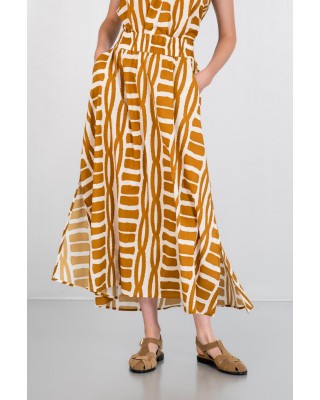 Γυναικεία μάξι φούστα με print - Philosophy SK3107