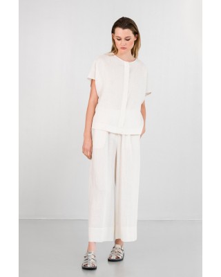 Γυναικείο λινό loose πουκάμισο - Philosophy SH7226