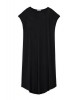 Γυναικείο κοντομάνικο rib loose φόρεμα - Philosophy DR2586
