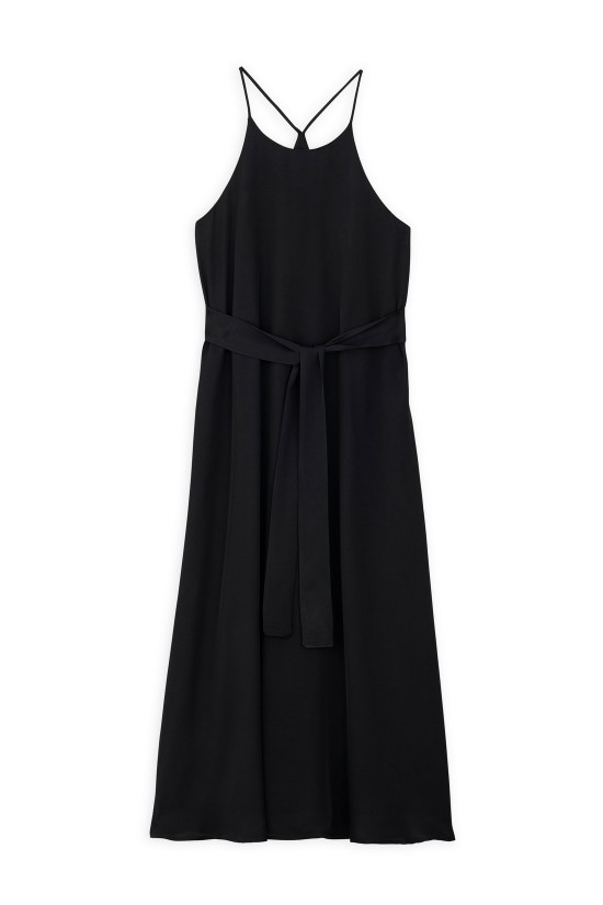 Γυναικείο σατέν φόρεμα hatler neck - Philosophy DR2793