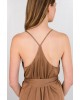 Γυναικείο σατέν φόρεμα hatler neck - Philosophy DR2793