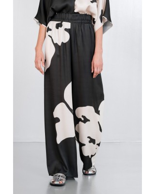 Γυναικεία σατέν παντελόνα με print - Philosophy TR4533