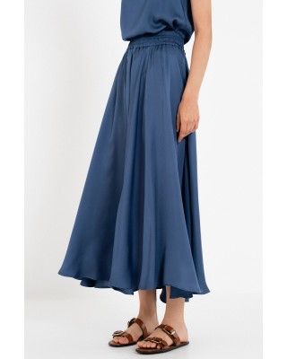 Γυναικεία μάξι σατέν φούστα - Philosophy SK33117