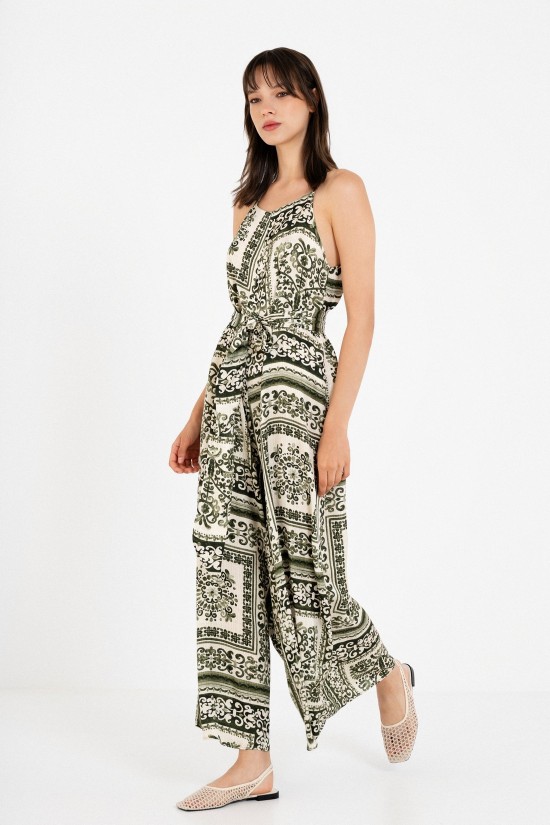 Γυναικεία satin print ολόσωμη φόρμα - Philosophy JS66087