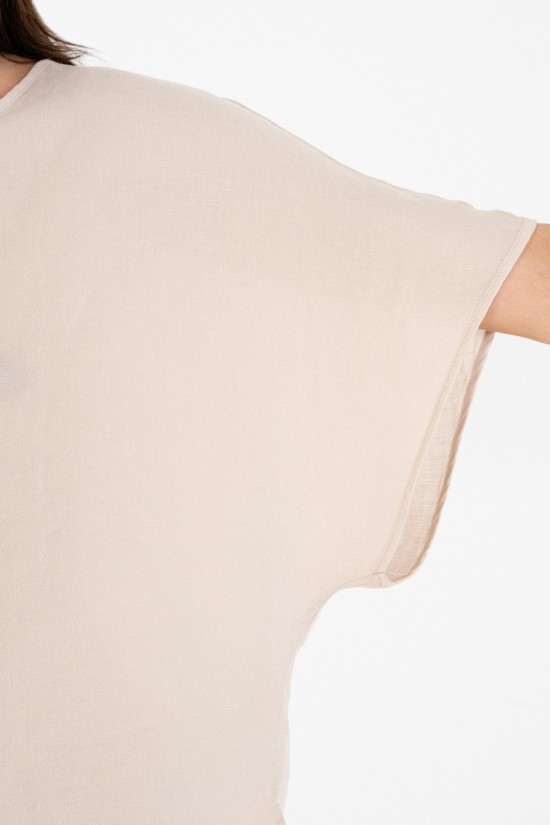 Γυναικεία κοντομάνικη μπλούζα gauze - Philosophy BL12050