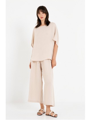 Γυναικεία κοντομάνικη μπλούζα gauze - Philosophy BL12050