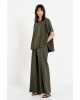 Γυναικεία κοντομάνικη μπλούζα washed tencel - Philosophy BL12038