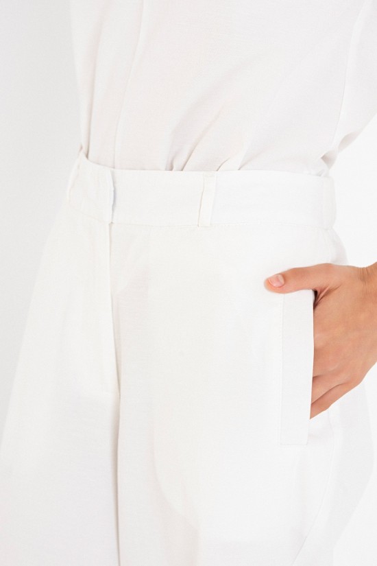 Γυναικεία λευκή jupe cullote - Philosophy TR44602