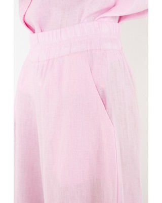 Γυναικεία λινή παντελόνα jupe cullote - Philosophy TR44589