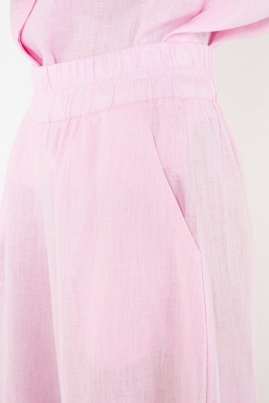 Γυναικεία λινή παντελόνα jupe cullote - Philosophy TR44589