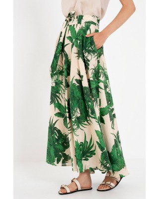 Γυναικεία μάξι εμπριμέ φούστα - Philosophy SK33119