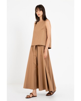 Γυναικεία μάξι ψηλόμεση φούστα ποπλίνα - Philosophy SK33118