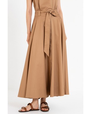 Γυναικεία μάξι ψηλόμεση φούστα ποπλίνα - Philosophy SK33118