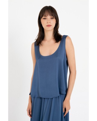 Γυναικεία σατέν μπλούζα - Philosophy BL11933