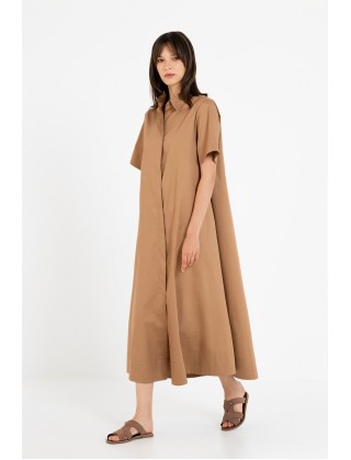 Γυναικείο midi φόρεμα ποπλίνα - Philosophy DR22863