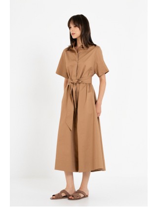 Γυναικείο midi φόρεμα ποπλίνα - Philosophy DR22863