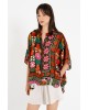 Γυναικείο satin print oversized πουκάμισο - Philosophy SH77276