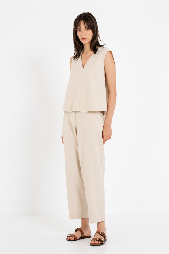 Γυναικείο αμάνικο cropped τοπ - Philosophy BL12059