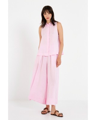 Γυναικείο αμάνικο λινό πουκάμισο - Philosophy SH77269