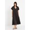 Γυναικείο midi κοντομάνικο φόρεμα washed tencel - Philosophy DR22849