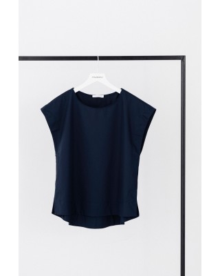 Γυναικεία κοντομάνικη μπλούζα ποπλίνα - Philosophy BL12062