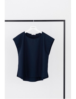 Γυναικεία κοντομάνικη μπλούζα ποπλίνα - Philosophy BL12062