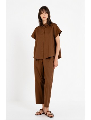 Γυναικείο κοντομάνικο πουκάμισο ποπλίνα - Philosophy SH77262