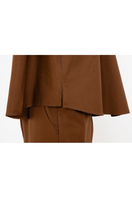 Γυναικείο κοντομάνικο πουκάμισο ποπλίνα - Philosophy SH77262