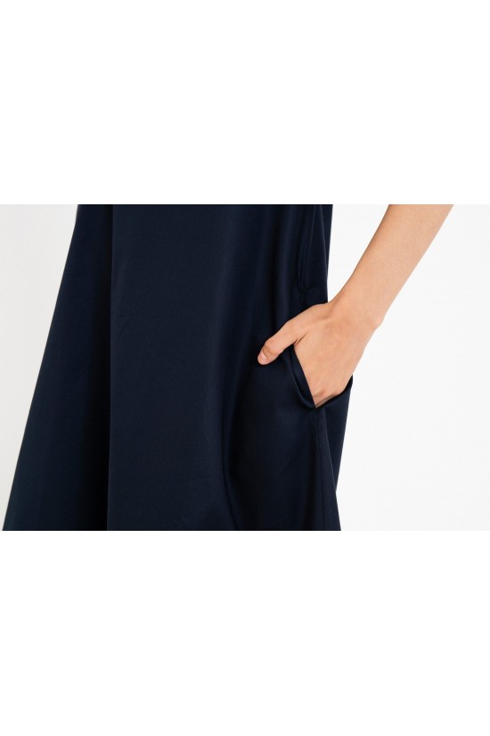 Γυναικείο κοντομάνικο φόρεμα ποπλίνα - Philosophy DR22874