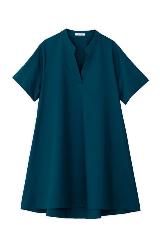 Γυναικείο κοντομάνικο φόρεμα ποπλίνα - Philosophy DR22874