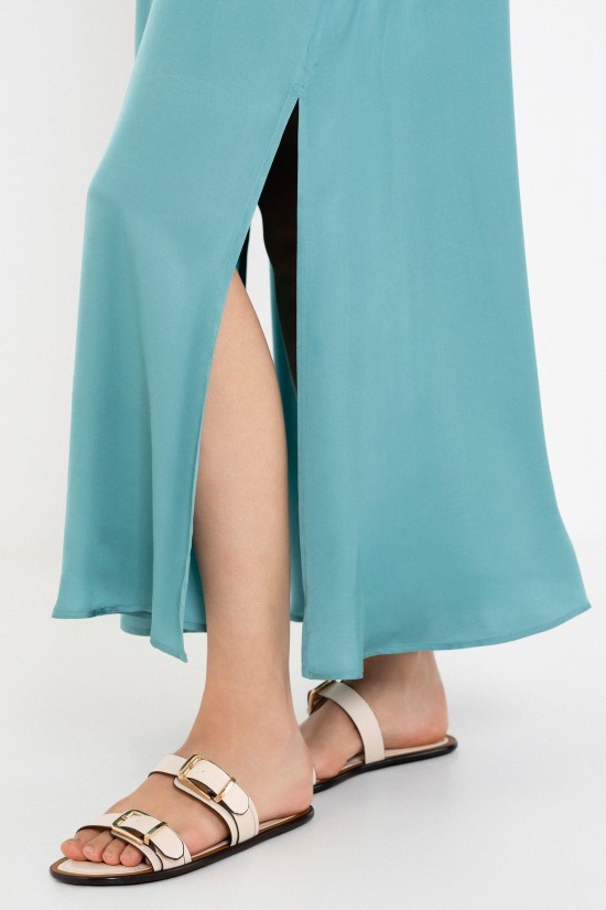 Γυναικείο μάξι σατέν φόρεμα - Philosophy DR22524