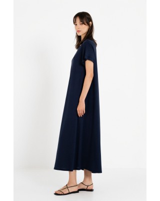 Γυναικείο midi κοντομάνικο φόρεμα - Philosophy DR22852