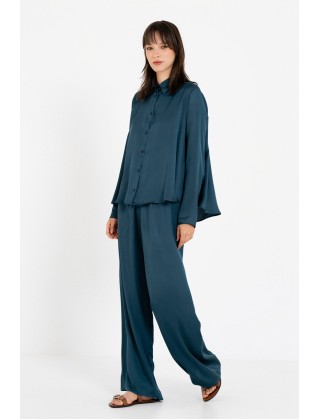 Γυναικείο σατέν μακρυμάνικο πουκάμισο - Philosophy SH77261