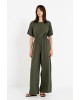 Γυναικεία wide leg παντελόνα washed tencel - Philosophy TR44571
