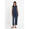 Γυναικείο χακί regular παντελόνι washed tencel - Philosophy TR44584