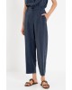 Γυναικείο χακί regular παντελόνι washed tencel - Philosophy TR44584