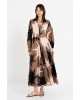 Γυναικείο μακρυμάνικο φόρεμα με print - Philosophy DR22855