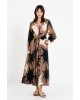 Γυναικείο μακρυμάνικο φόρεμα με print - Philosophy DR22855