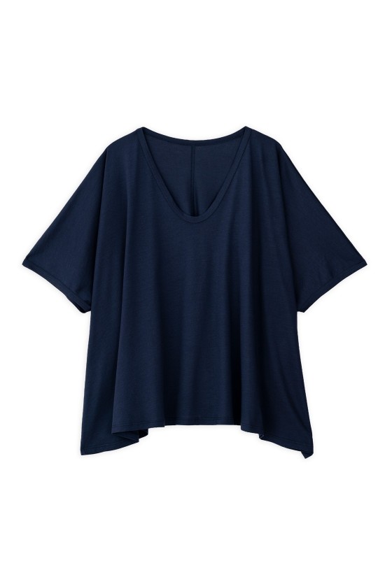 Γυναικεία oversized κοντομάνικη μπλούζα - Philosophy BL12052